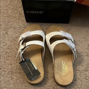 Vionic Women's White Sandals